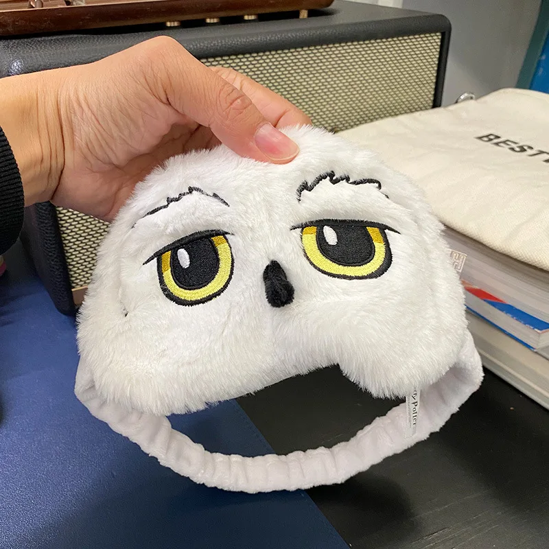 

Harrys beyond Pottered Eye Mask Owl Sleep Mask Light Blocking Soft Eye Cover for Travel Nap Fans Gift Daily Necessitie