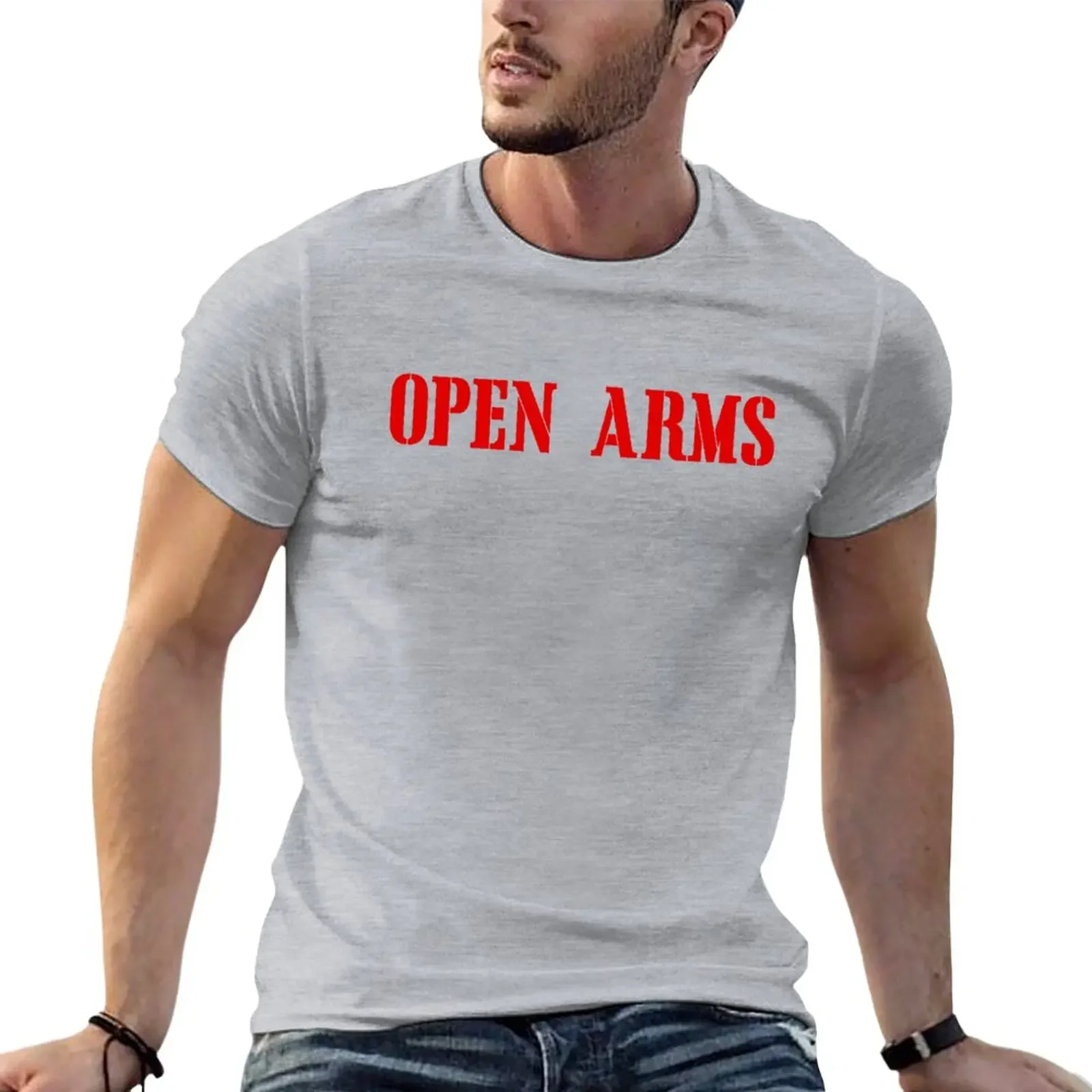 OPEN ARMS Pep Guardiola T-Shirt summer tops shirts graphic tees men t shirts