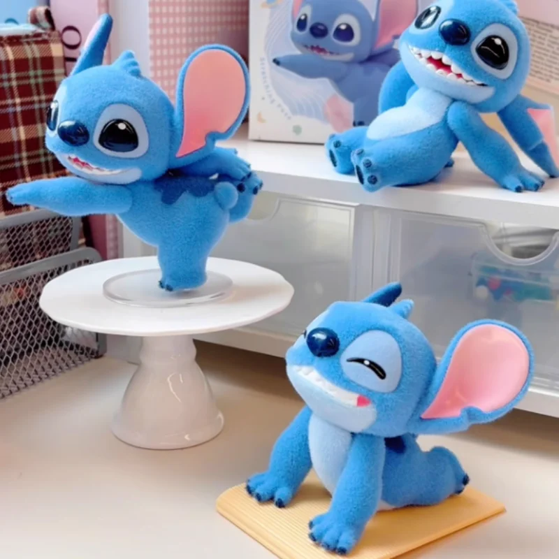 

2025Новый оригинальный Disney Stitch Energy Yoga Series, модная слепая коробка, игрушки, коллекционная фигурка, украшение для рабочего стола, загадочная коробка
