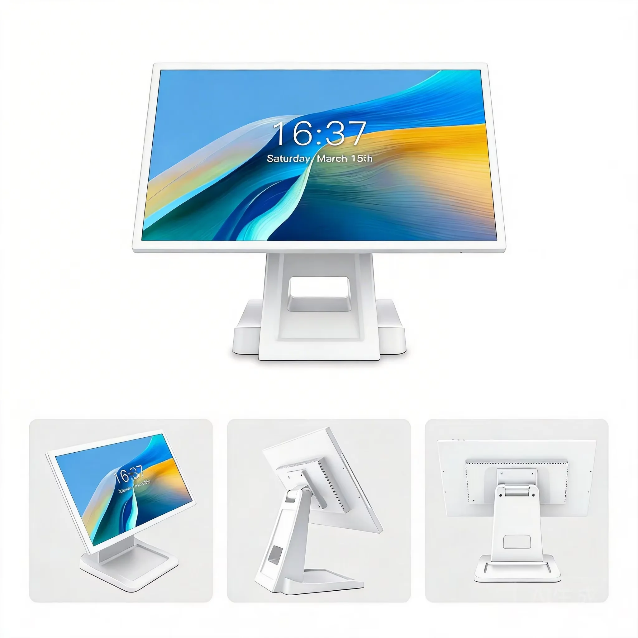 

POS-терминал на Android 14 с 8-ядерным процессором, 15,6-дюймовым сенсорным экраном 4G+64G, разрешением 1920*1080P, для ресторанов, киосков и Shopify