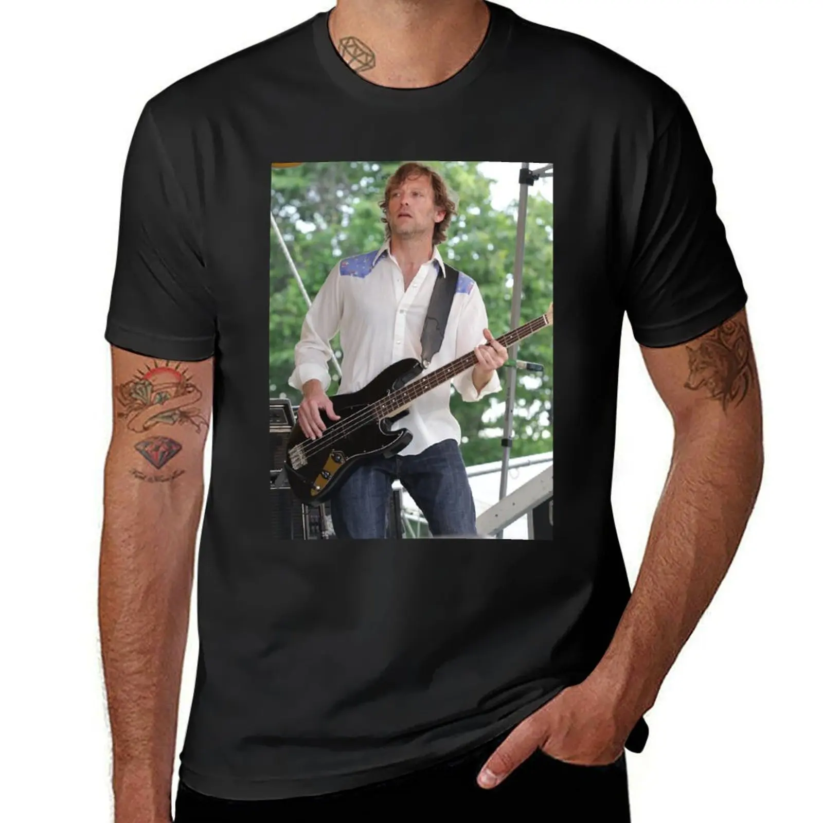 

Andrew DuPlantis - Son Volt - Photograph T-Shirt shirts graphic tees plain customs Men's t-shirt