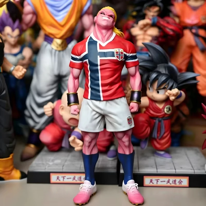 Auf Lager Dragon Ball Haaland Majin Buu Anime Actionfigur Desktop-Display Ornament Sammlerstück Hobby-Geschenk für Erwachsene Anime-Fans – Detail 3