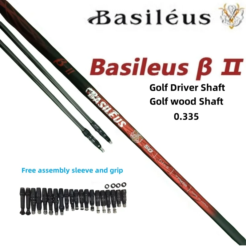 

Men New Golf Clubs Shaft Basileus Generation II Graphite Shaft Driver and wood Shafts Flex S/R/SR,Free assembly sleeve and grip