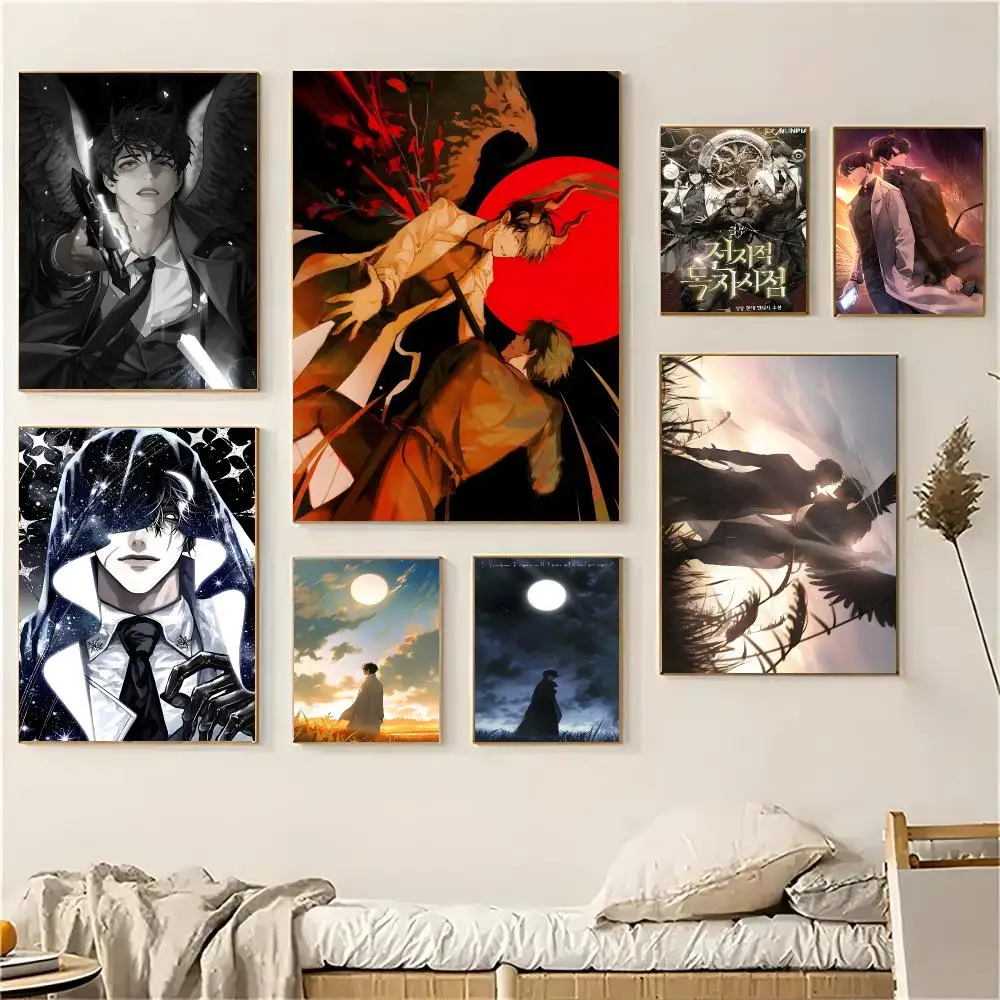 A-Anime Omniscient Reader Viewpoint Poster Self-adhesive Decal Living Room Bedroom Party Bar Decor Moisture-proof Fade-resistant