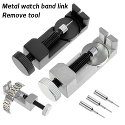 Metal Watch Repair Tool Adjust Watch Strap Tool with Watch Pin Band Bracelet Link Pin Tool Remover Easy To Remover Adjust