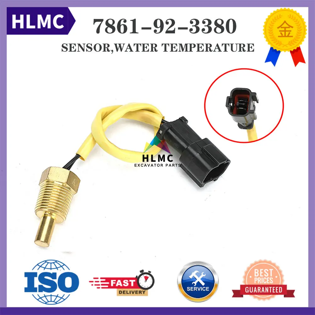 

Excavator Parts Water Temperature Sensor 7861-92-3380 For Komatsu PC120-6 PC200-6 PC220-6