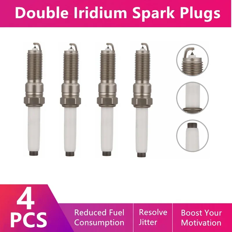 

Double Iridium Spark Plug C-110 For Chevrolet Trailblazer Tracker Malibu XL 1.3t(435t) 2019 2020 2021 2022 2023/Auto Parts