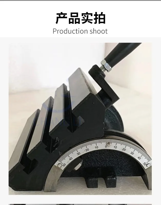 

10-дюймовый регулируемый угловой поворотный стол для обрабатывающего центра, сверлильного станка, шлифовального станка, фрезерного станка