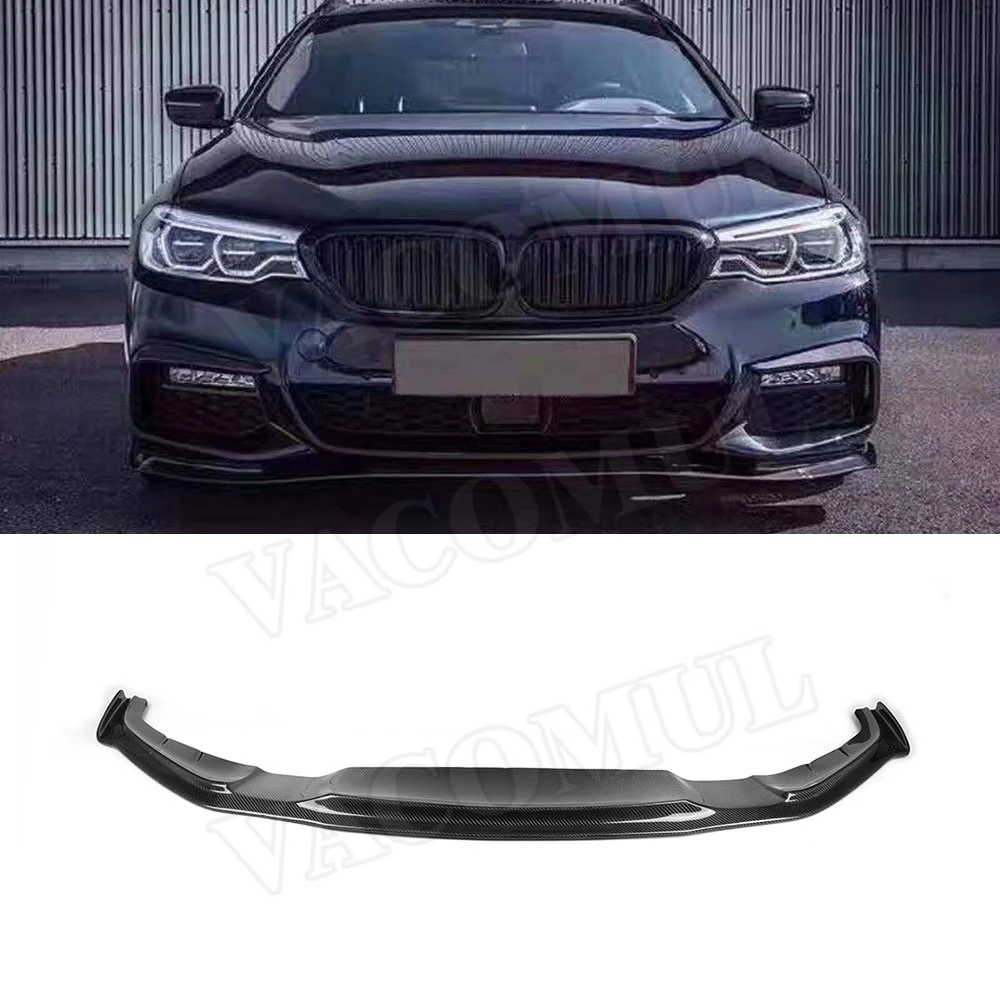 

VACOMUL Carbon Fiber Front Lip Spoiler For BMW 5 Series G30 G31 G38 520i 530i 540i M Sport 2017 2018 2019 HM Style FRP Bumper