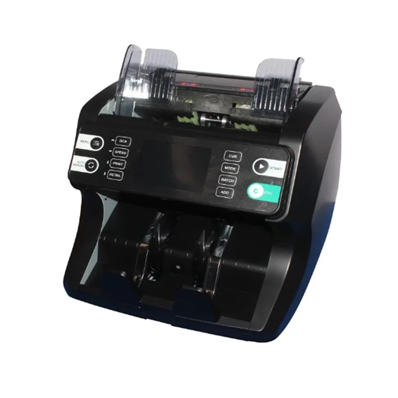 

220/110v Multi Currency Cash Registe Detector Money Counter Bill Counter Counting Machine with Display Screen for US Dollar/Euro