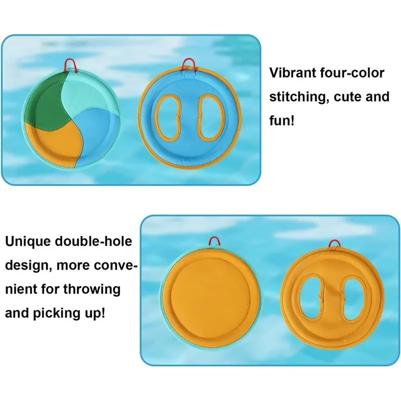 2025 Trend Floating Flying Disc 2Pcs Dog Set- Interactive Pet Game Supplies For Small, Medium For Aggressive Chewers 2 Style