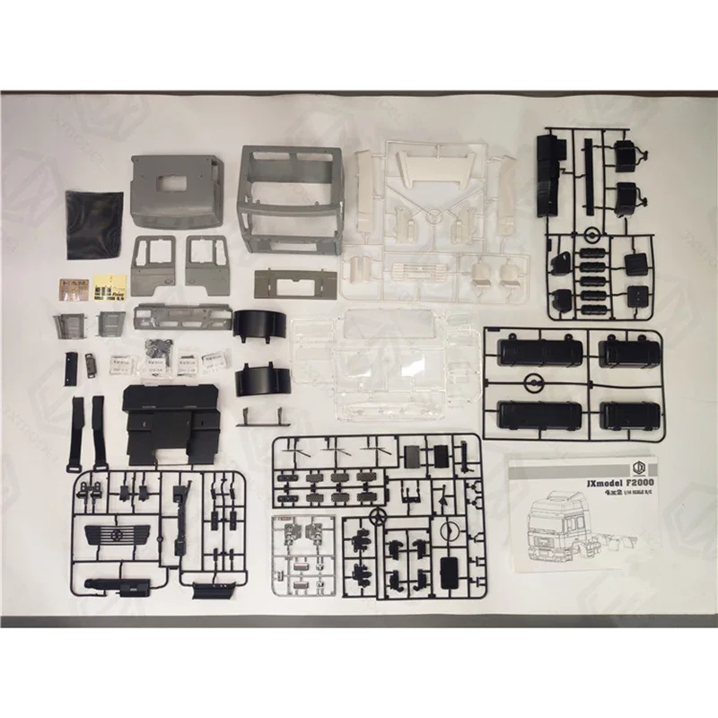 Metallo Auto Borsette Versione Aperta Cockpit per 1/14 Tamiya RC Camion Rimorchio Ribalta MAN F2000 Auto Parti Fai Da Te