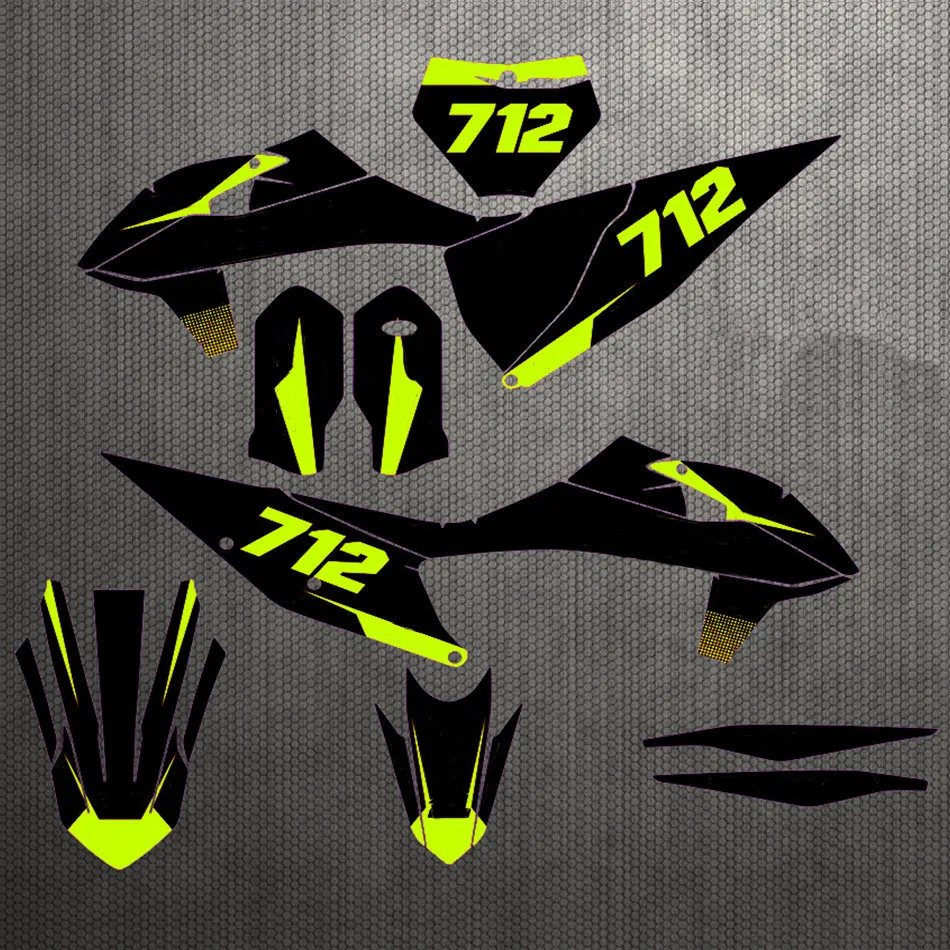 For KTM EXC 2022 300 EXC TPI Erzbergrodeo EXC F 2020 2021 2022 2023 150-500 3M Graphics DECALS Stickers kit For SX SXF 2019-2021