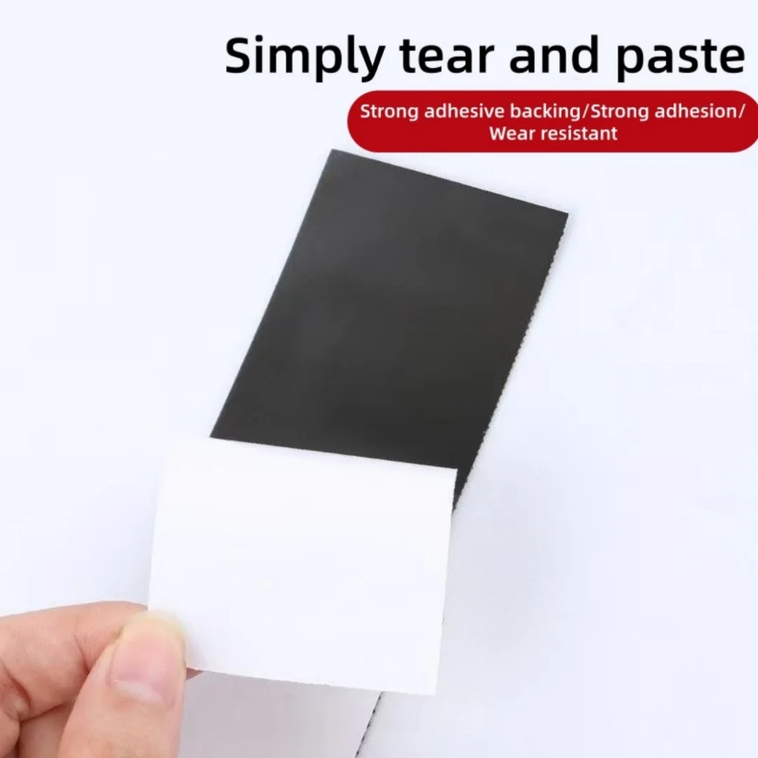 Black Rubber Anti-Slip Tape, Waterproof, Wear-Resistant, Anti-Drop, Non-Slip Sticker, Used for Stairs, Kitchens, and Bathrooms view 2