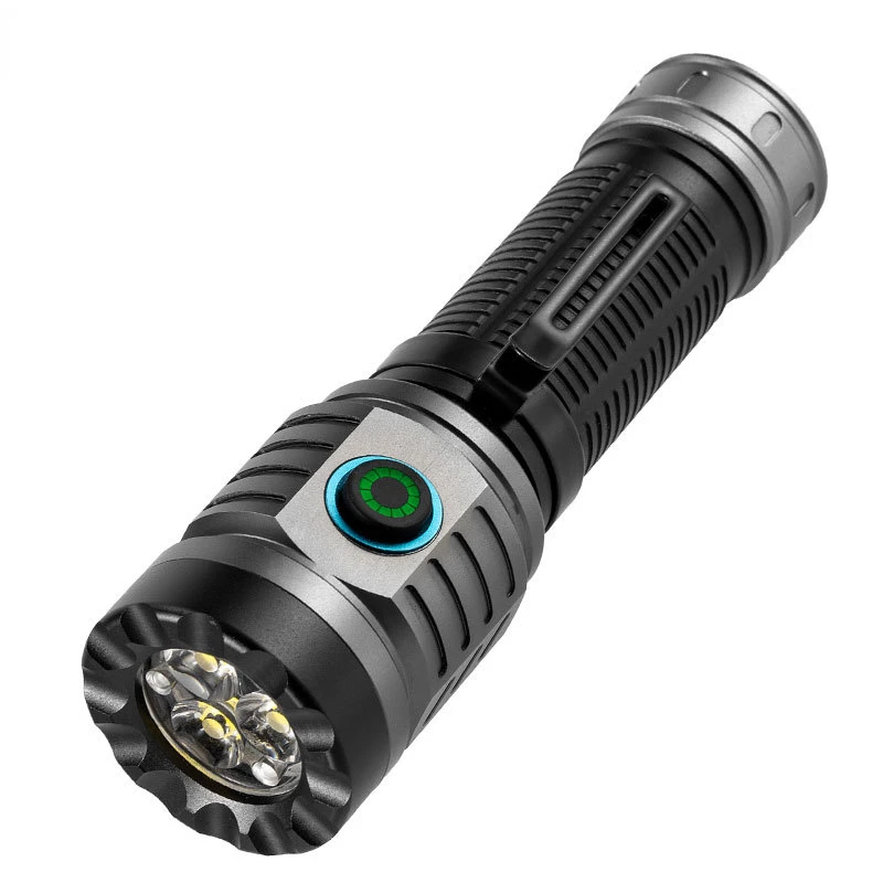 Linterna LED portátil de aleación de aluminio, alta potencia y brillo, iluminación exterior de emergencia, luces de pesca, 3 * XHP360, 2500LM