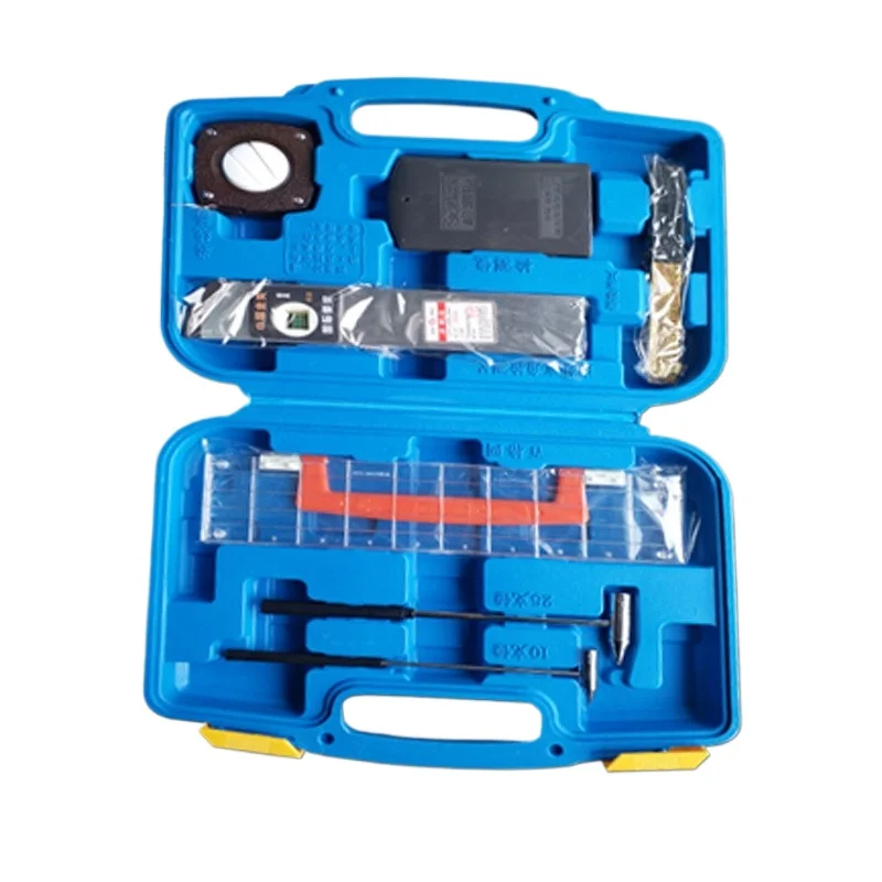 

9-Piece Construction Quality Inspection Tool Kit, 2m Foldable Straight Edge Ruler for Building & Home Inspection