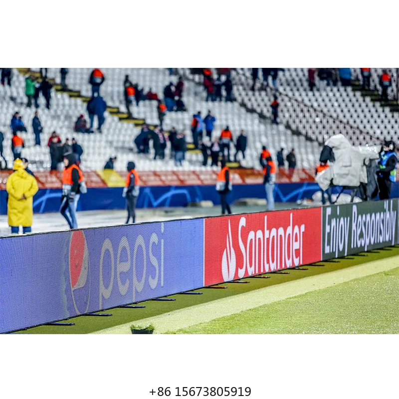 

Soft Mask Anti-collision Outdoor Sports Basketball Football Soccer Cricket Stadium Perimeter Advertising Led Display Screen