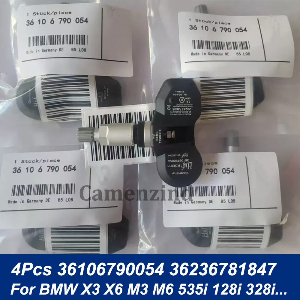 

4 шт. 36106790054 36236798726 36236781847 433 МГц датчик давления в шинах датчик TPMS для BMW X3 X6 M3 M6 535i 128i 328i MINI R55