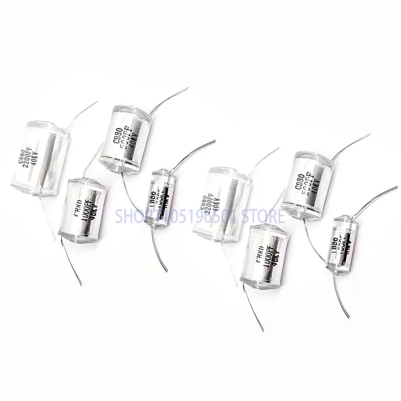 2pcs CB80 Axial polystyrene capacitor 10KV 30KV 100P 220P 470P 1000P 3000PF