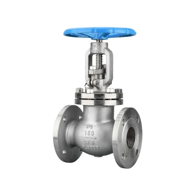 J41W globe valve 304 stainless steel globe valve manual flange