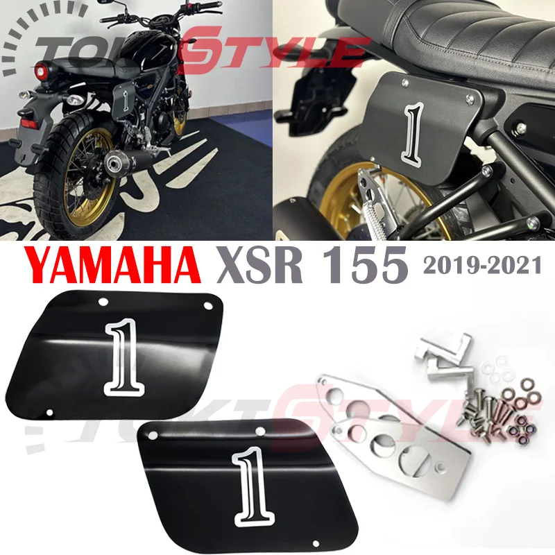 

Аксессуары для мотоциклов Cafe Racer Flat BODY SAMPING SIDE NO. Номерной знак Черный для YAMAHA XSR155 XSR-155 XSR 155 2019 2020