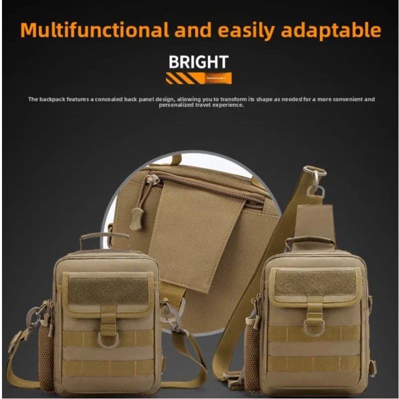 Tactical Waist Bag Molle Outdoor Handbag Waterproof Camping Travel Hiking Trekking Hunting Shoulder Bags Messenger Fishing Pack