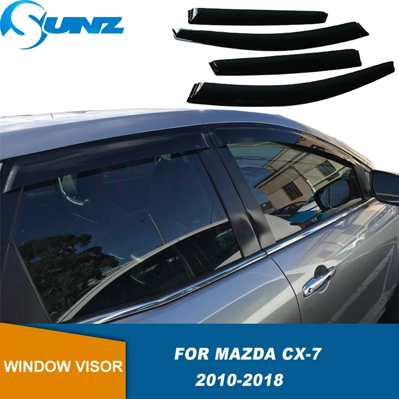

Side Window Deflector For Mazda CX-7 CX7 2010 2011 2012 2013 2014 2015 2016 2017 2018 Window Sun Rain Guards Weather Shield
