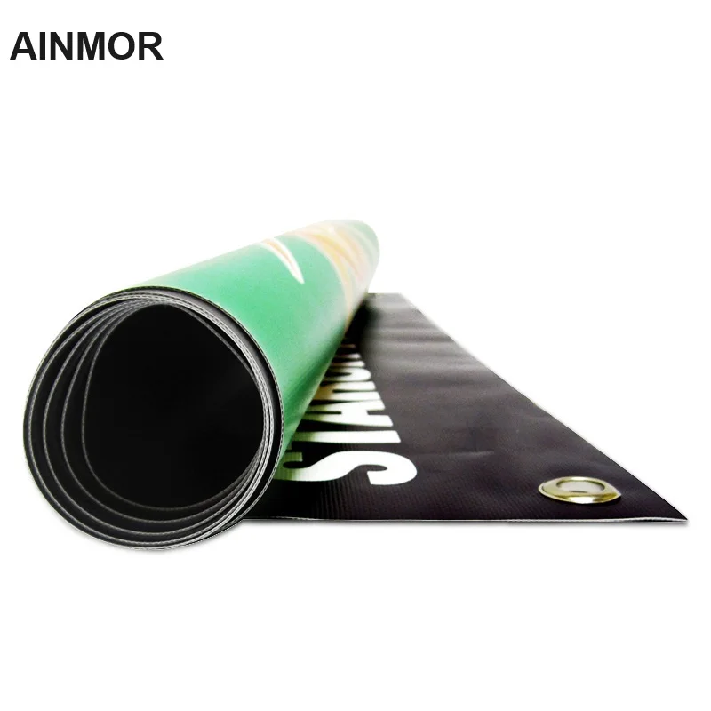 AIMOR Banner personalizzazione pubblicitaria personalizzata panno Spray per esterni LOGO fai da te stampa Pvc Viny Mesh panno Gridding panno