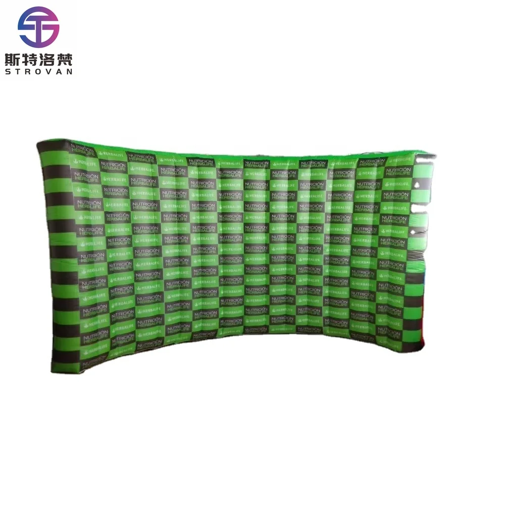 

STLF Portable Movable Inflatable Billboard Oxford Material Wall for Advertising with Digital Printing Includes Air Blower Access