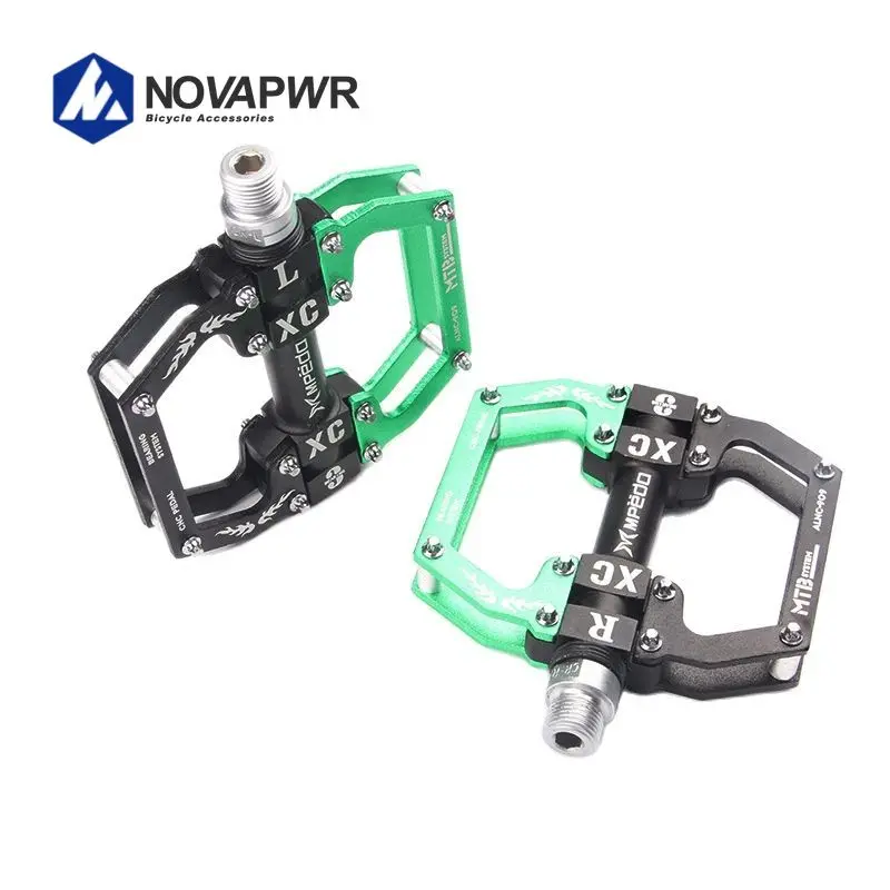 

Bicycle Pedals 3-bearings Anti-slip Aluminum Alloy Road Bike MTB Cycling Parts