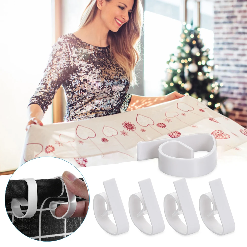 

4/12 шт., держатель для домашней и гостиной, свадебной вечеринки, бытовой держатель для скатерти, зажимы для скатерти, зажим для скатерти