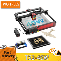 TWO TREES TS2-40W Laser Engraver Cutter, 6000mm/min Speed, Dual Power Modes, Smart APP Control, Large Engraving Area 450x410mm
