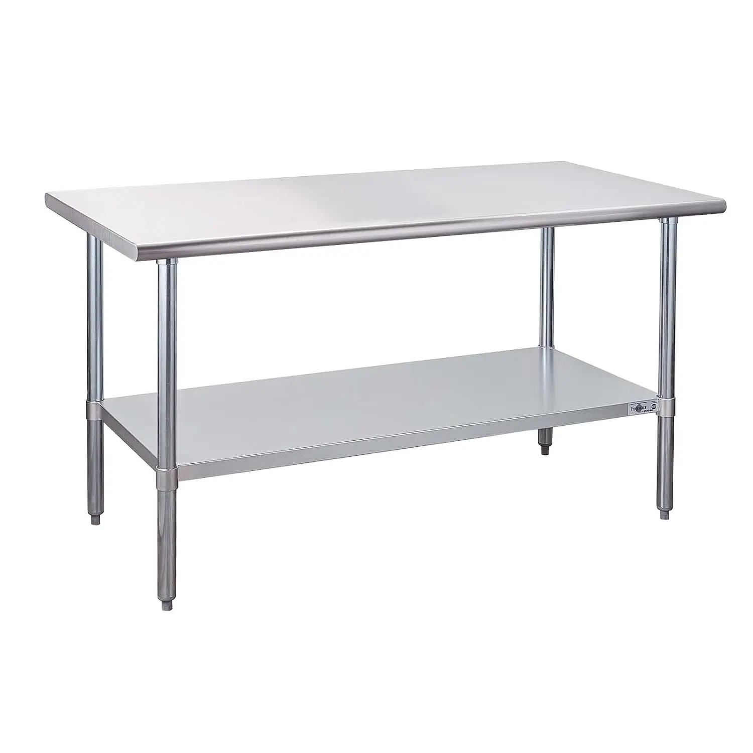 

Stainless Steel Prep Table 60x30 Inch Commercial Work Table with Undershelf Heavy Duty Table for Kitchen Restaurant Home Hotel