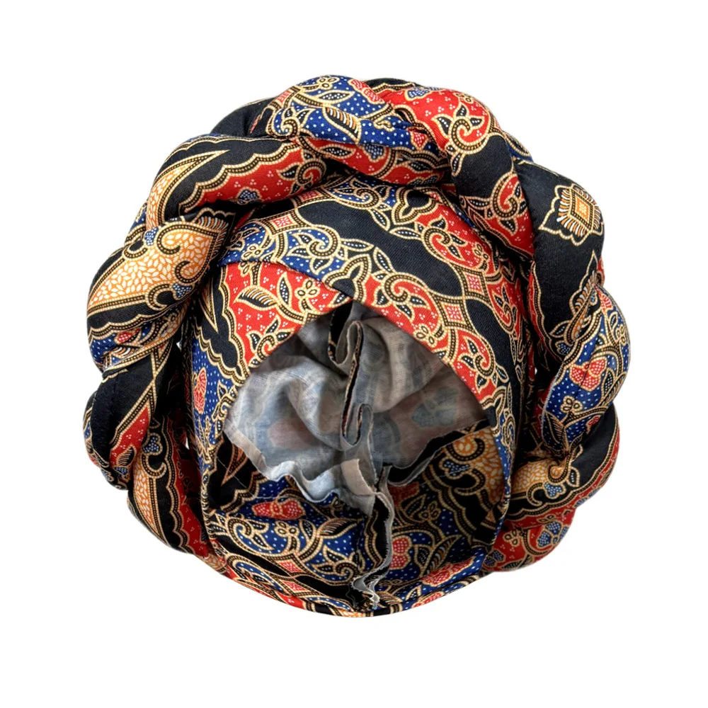 Afrikanische Headtie Motorhaube Hut Turban für Frauen Muslimischen Kopf Wrap Nigerian Schal Geflecht Hijab Femme Chemo Caps Abdeckung – Detail 13