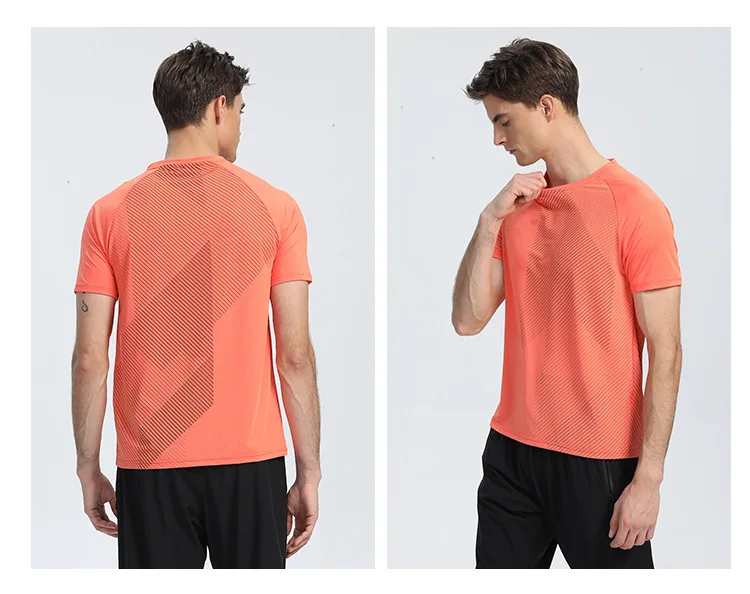 Sports leisure quick-drying short-sleeved light breathable running loose T-shirt t shirt men