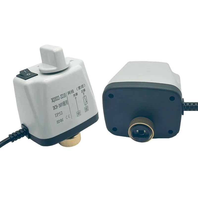 Motorisierter Kugelhahnantrieb mit manuellem Schalter, 2-Draht-Steuerung, elektrischer Kugelhahnmotor, AC/DC 12 V, 24 V, 110 V, 220 V – Detail 4