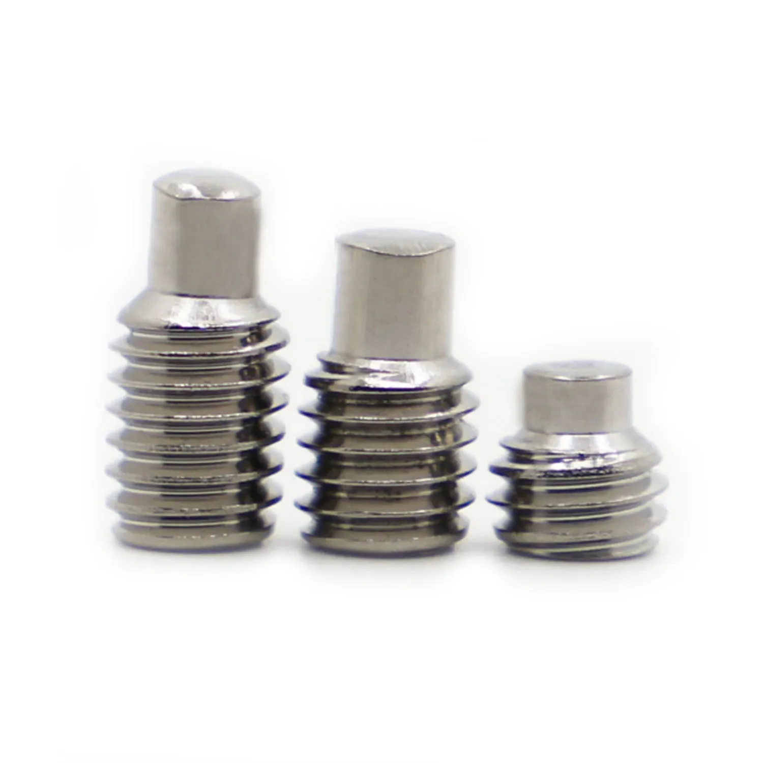 GB97 DIN915 304 stainless Steel Terminal Grub Convex End Screw Hexagon Socket Set Screws With Dog Point M3 M4 M5 M6 M8