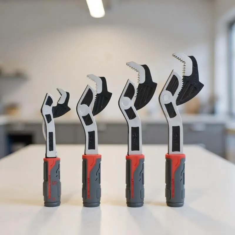 

Universal CR-V Adjustable Wrench for Pipe Plumbing, Multi-Function Fast Hand Tool