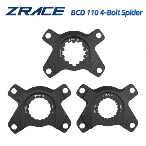 ZRACE UNCHAINED Montaje directo BCD110 Araña de 4 pernos para plato 105 ULTEGRA DURA-ACE, platos BCD110 de 4 pernos