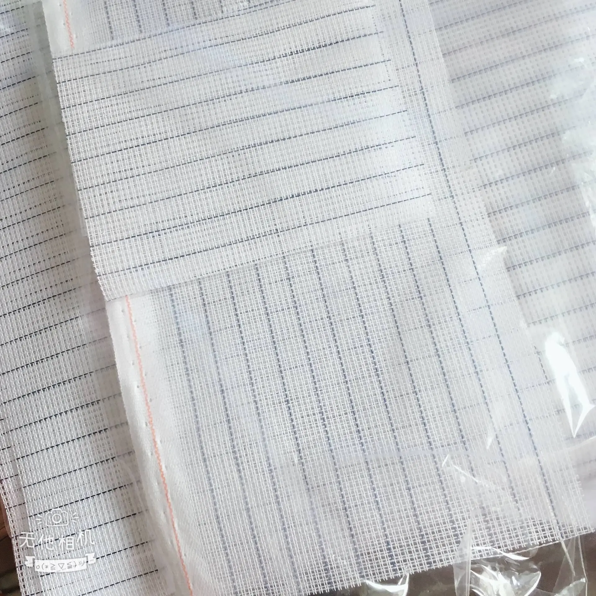 oneroom Top Quality Hot Sell 14CT Cross Stitch Embroidery Waste Canvas Fabric Cloth, Waste Canvas Embroidery on Clothing