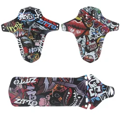 Cartoon Bicycle Fenders Bike Mudguard Carbon Fiber Front Rear MTB Mountain Bike Wings Mud Guard Cycling Accessories