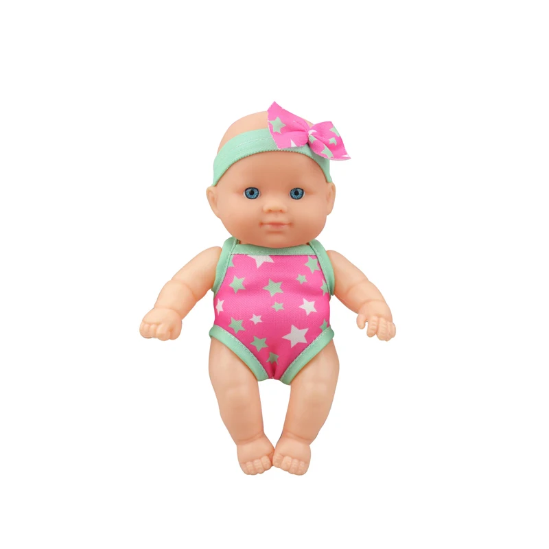 Baby Comfort Vinyl Doll Simulation Plush Toy Can Change Clothes Parent Child Interaction Kids Soft Rubber Toys Birthday Gift