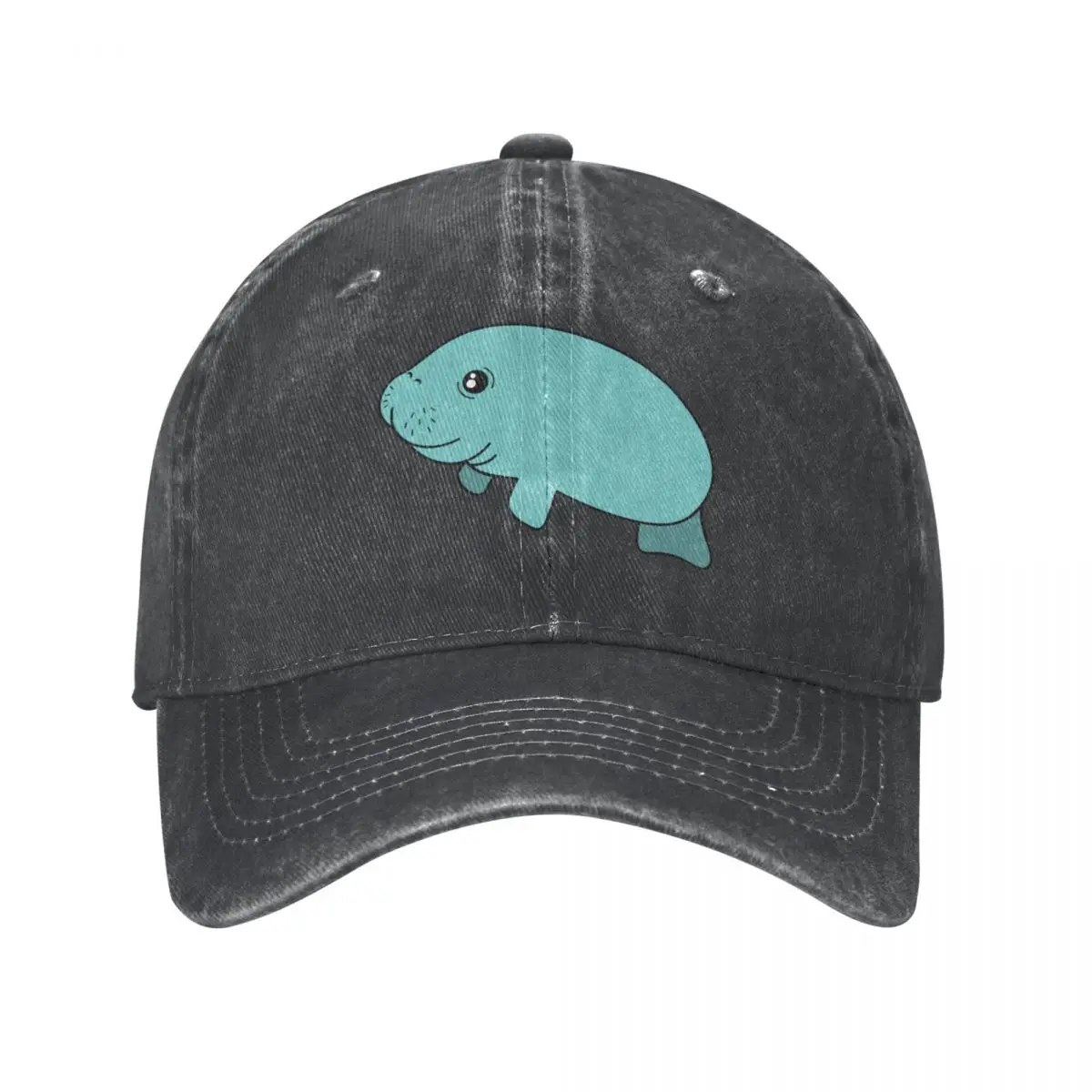 Adorable Manatee Character Cap Cowboy Hat uv protection solar hat military tactical caps hat winter for women Men's