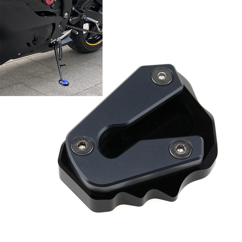 Motorcycle Side Bracket Extension Pad Enlarge Foot Support Pad Frame Suitable For Yamaha YZF-R6 2020-2021