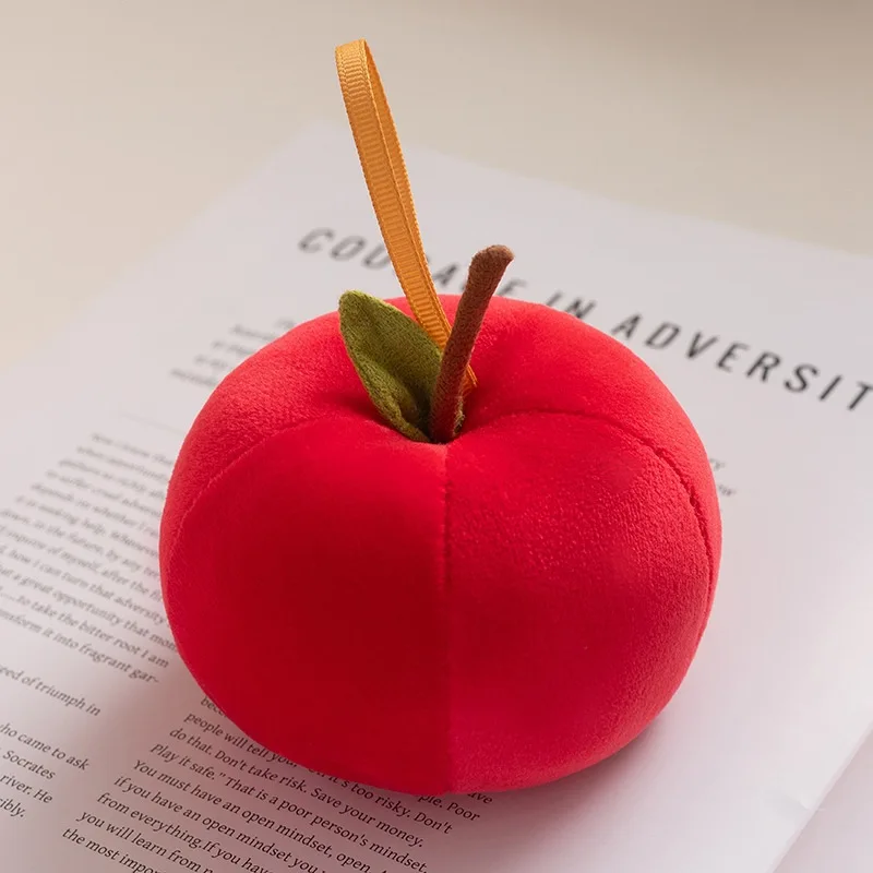 ตุ๊กตาแอปเปิ้ลสีแดงการ์ตูน ของเล่นตุ๊กตาแอปเปิ้ลน่ารัก ตุ๊กตาแอปเปิ้ลขนาดเล็ก ของตกแต่งพวงกุญแจกระเป๋าเป้สำหรับเด็กผู้หญิง ของขวัญคริสต์มาส
