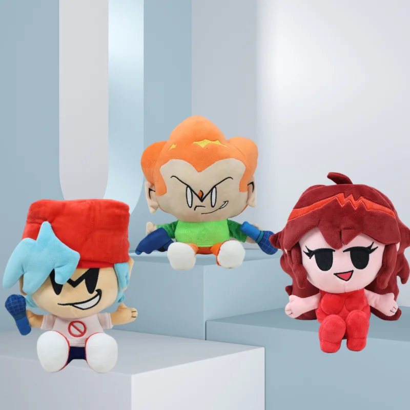 

Nene Pico Darnell FNF плюшевая кукла, мягкая игрушка Friday Night Funkin, подушка с игровым персонажем, подарок для детей и фанатов