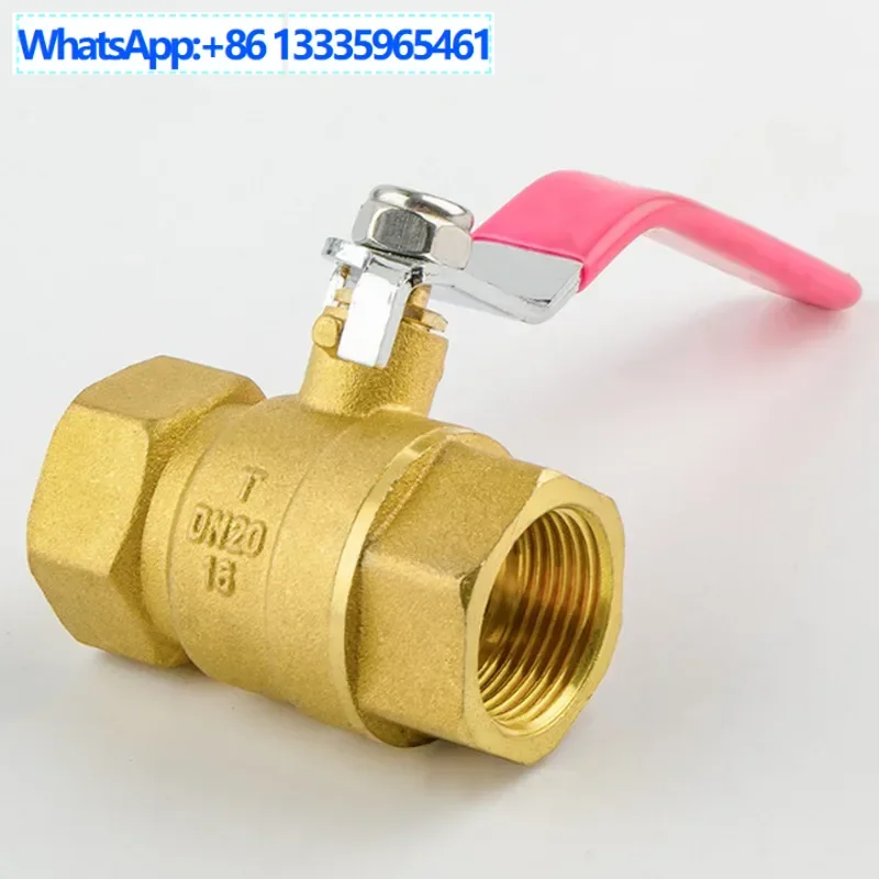 

2Pcs Perry Heavy Duty 216 Ball Valve 104 Ball Valve, Engineering Special Thickened Large Diameter Internal Threaded Brass Ball V