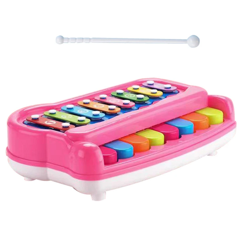 Instrumenten Voor Kinderen Multifunctionele Baby Acht-Noot Piano Twee-In-Één Muziekinstrument Kinderen Muziek Speelgoed Jongens Meisjes Geschenken