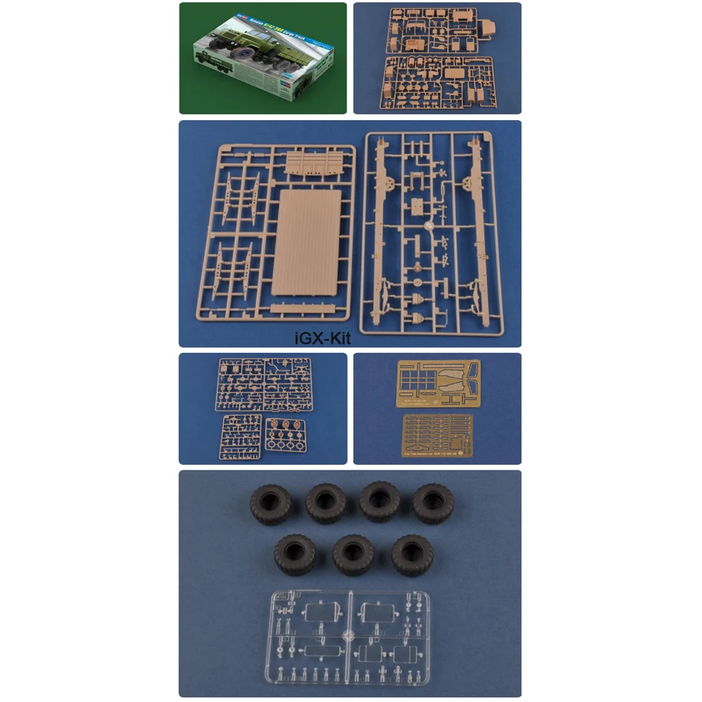 Hobbyboss 85510 Масштабная модель 1:35 Российский военный грузовик КрАЗ-260, пластиковый конструктор для хобби и творчества