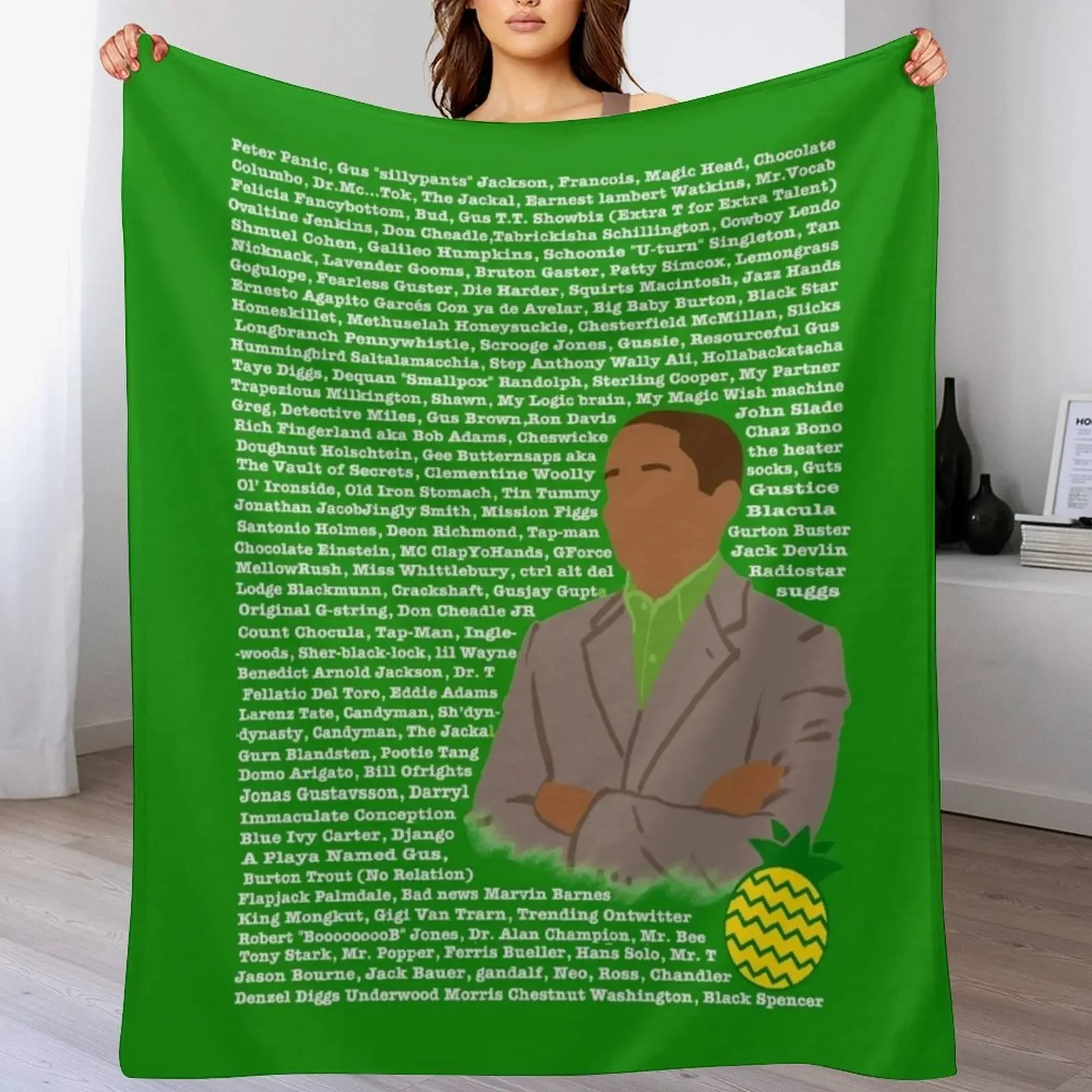 

Names of Gus Throw Blanket Cozy Throw Blanket for Bed Sofa Chair